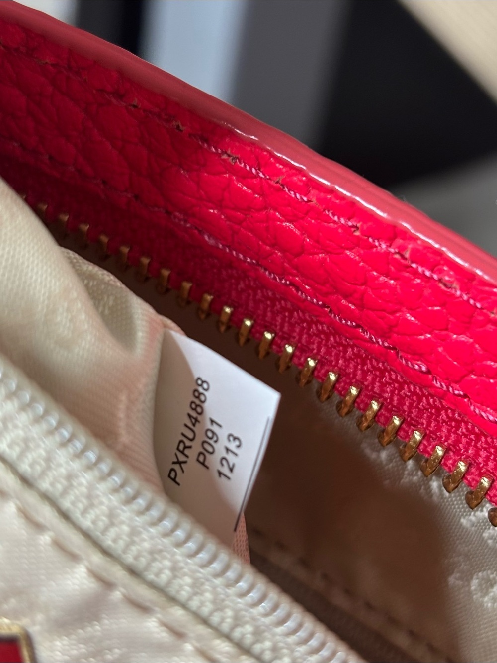 Kate Spade Grove Court Pink and Cream Leather Crossbody Bag Storybook lining - Picture 7 of 9